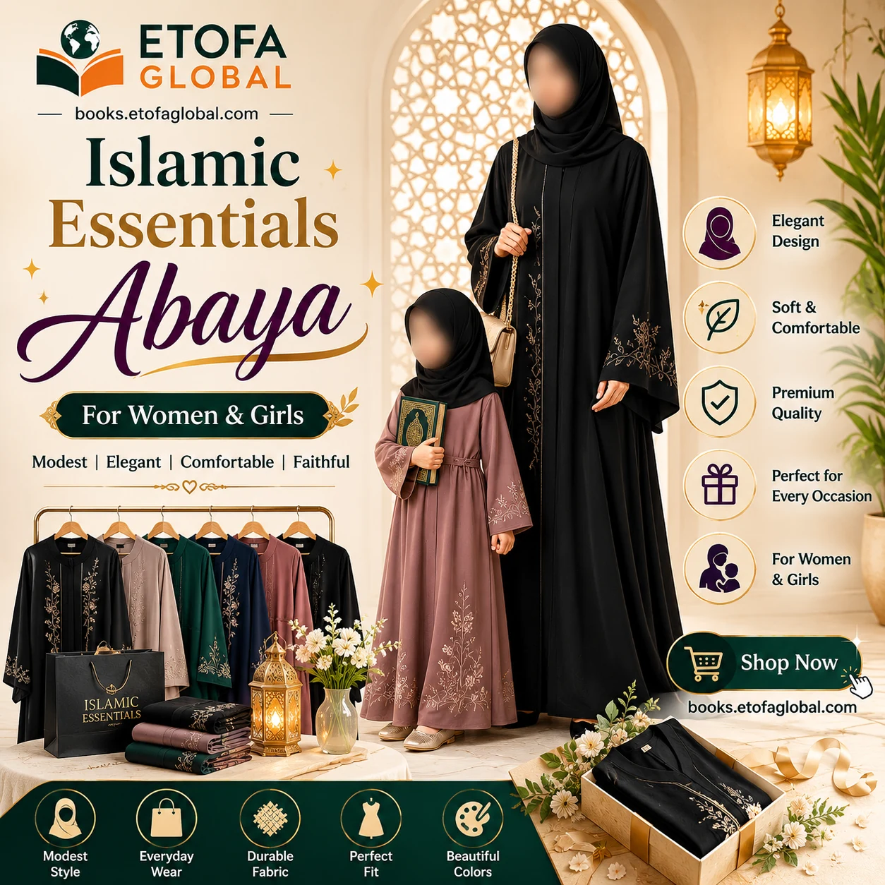 Elegant Abaya for Women & Girls